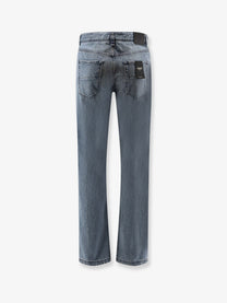Fendi Men's Regular Five Pockets Jeans Blue