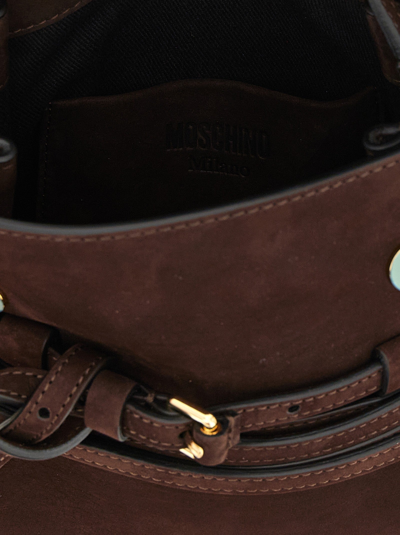 Moschino Regular Tie me Handbag Brown
