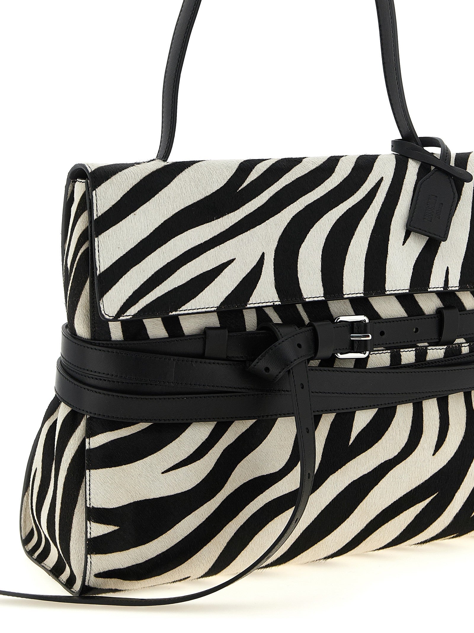 Moschino Regular Tie me Handbag White