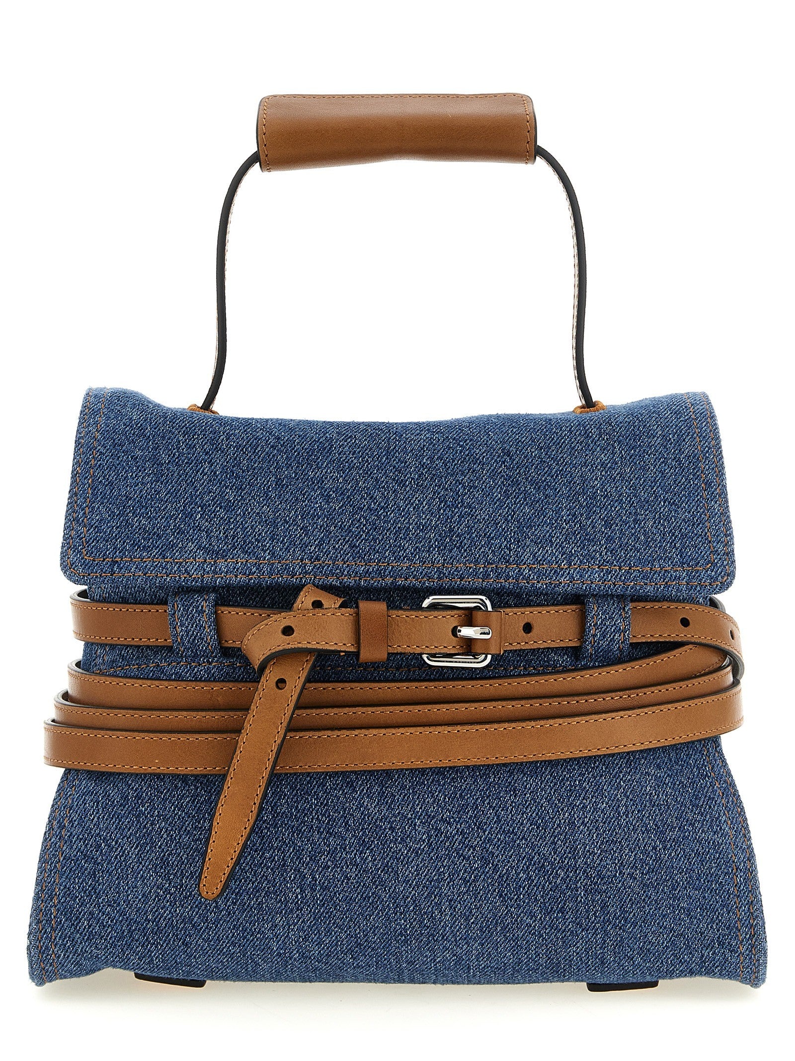 Moschino Regular Tie me Handbag Blue