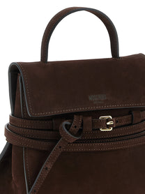 Moschino Regular Tie me Handbag Brown