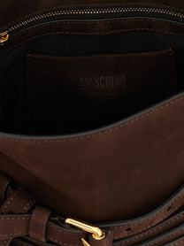 Moschino Regular Tie me Handbag Brown