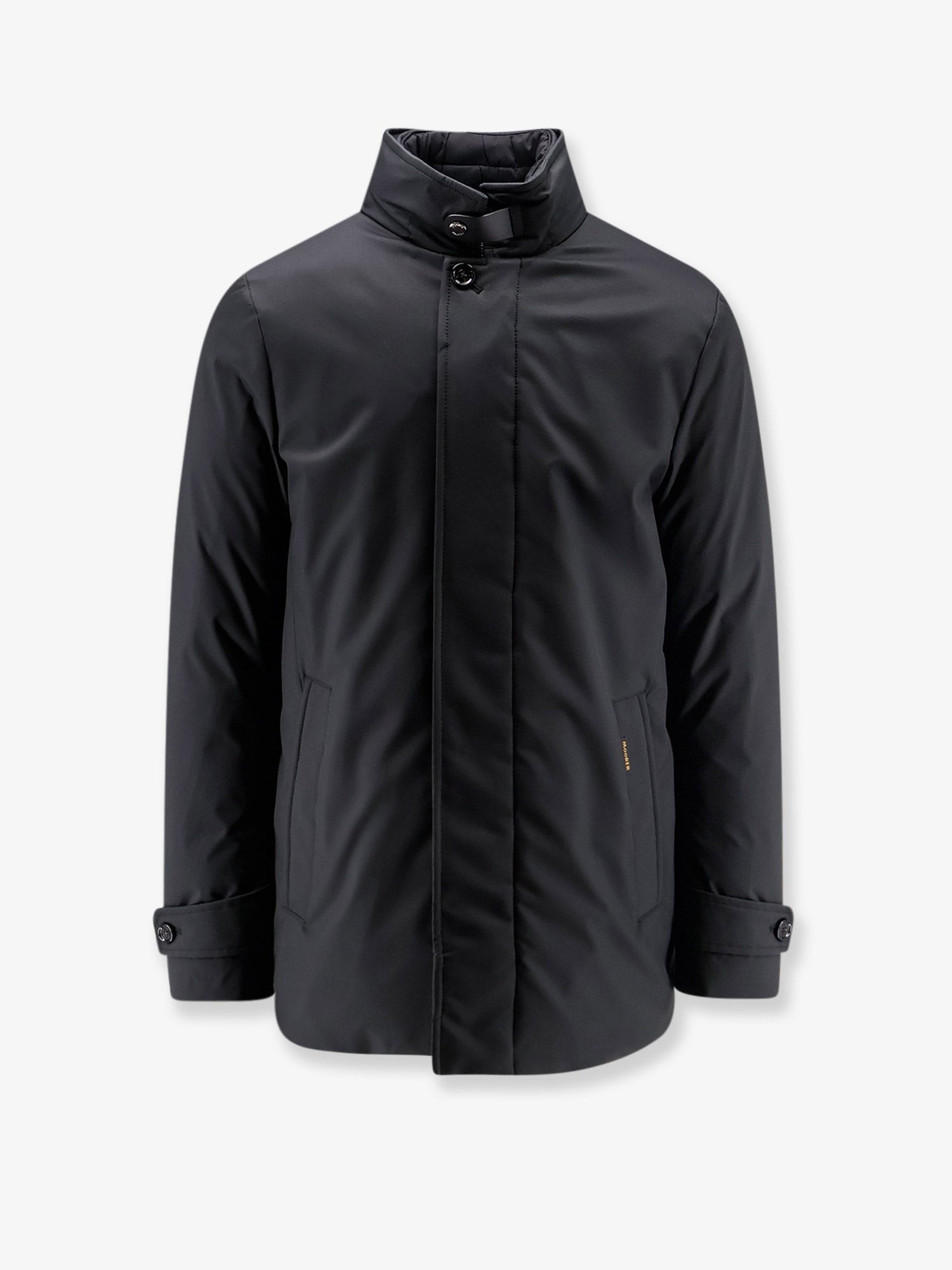 MooRER Men's Reis Ads Technical Fabric Jacket Black