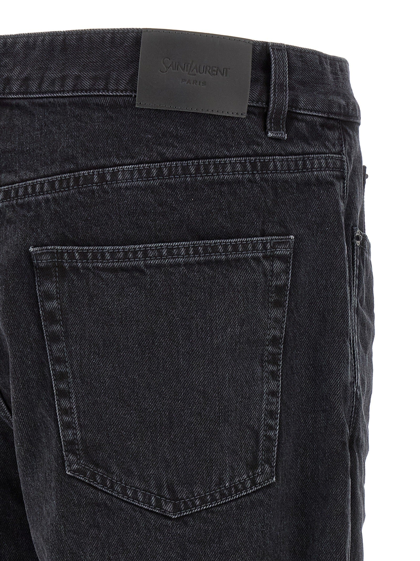 Saint Laurent Relax Tapered Jeans Black