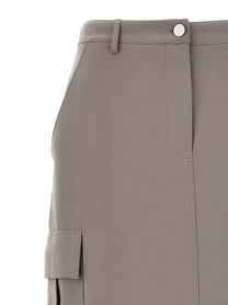 Theory Relaxed Cargo Skirt Grey