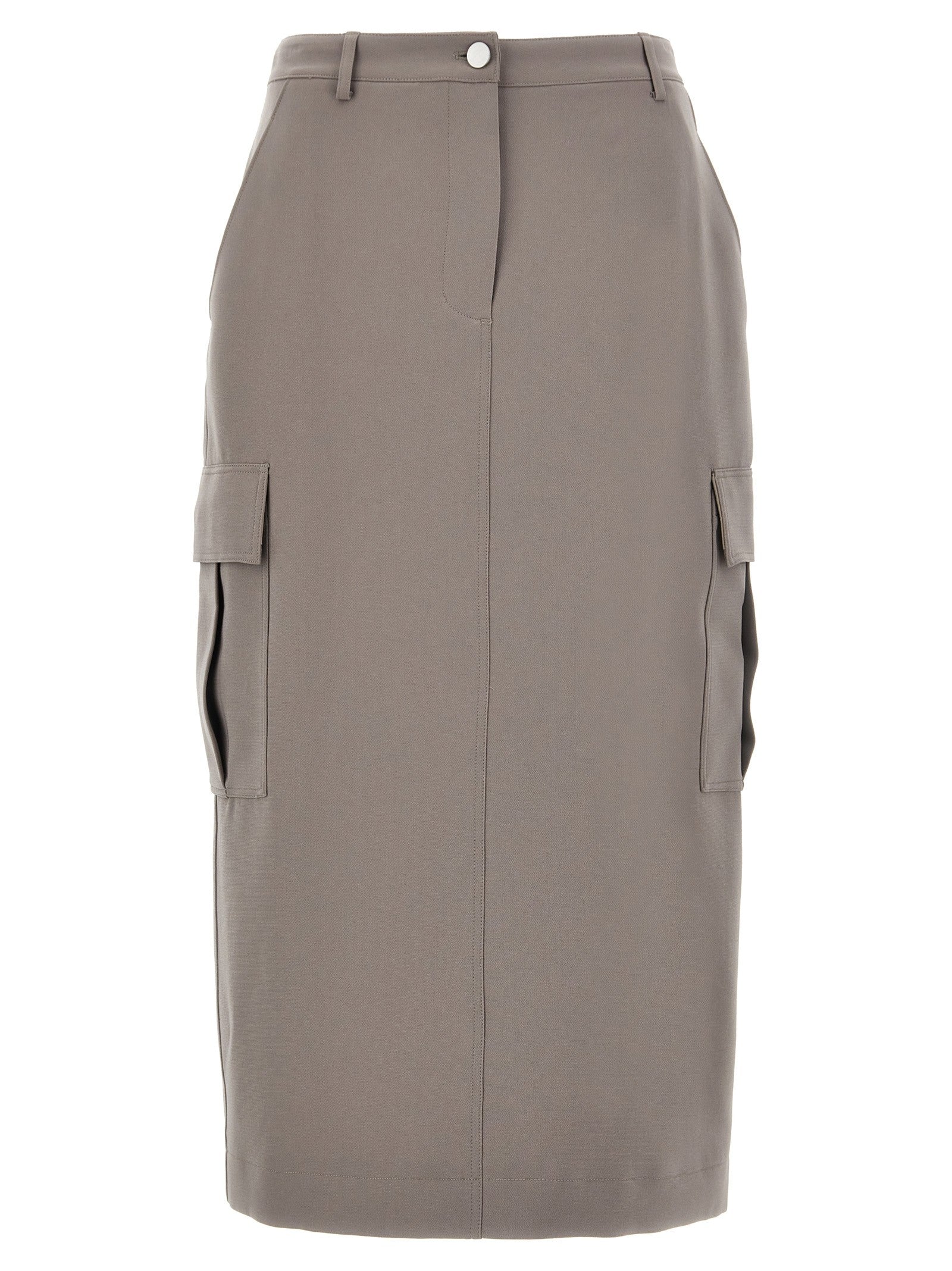 Theory Relaxed Cargo Skirt Grey