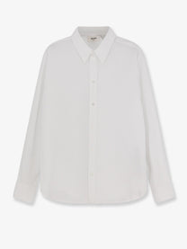 Celine Women's Relaxed Cotton Shirt White Celine