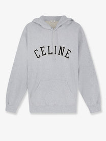 Celine Men's Relaxed Cotton Sweatshirt Black