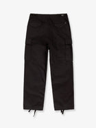 Stussy Men's Relaxed Fit Cargo Trousers Black, view 2