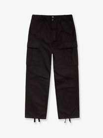 Stussy Men's Relaxed Fit Cargo Trousers Black