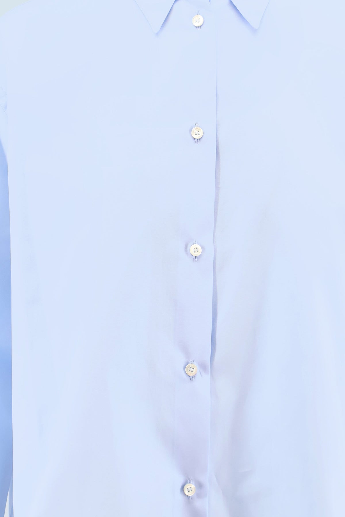 ASPESI Women's Relaxed Fit Cotton Shirt Blue