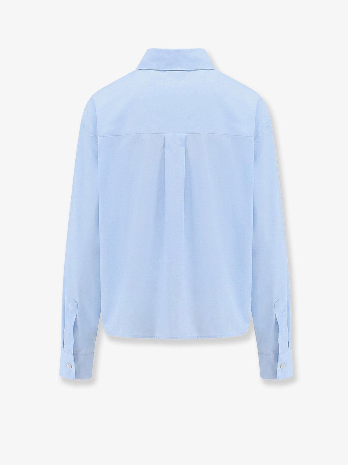ASPESI Women's Relaxed Fit Cotton Shirt Blue