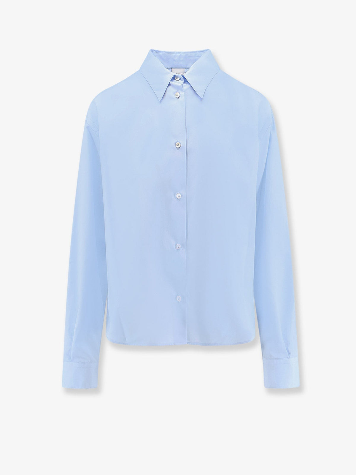 ASPESI Women's Relaxed Fit Cotton Shirt Blue