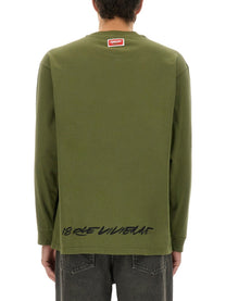 Kenzo Men's Relaxed Fit Shirt Green