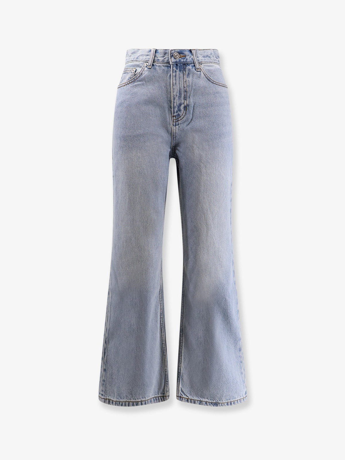 DUNST Women's Relaxed Flared Jeans Blue