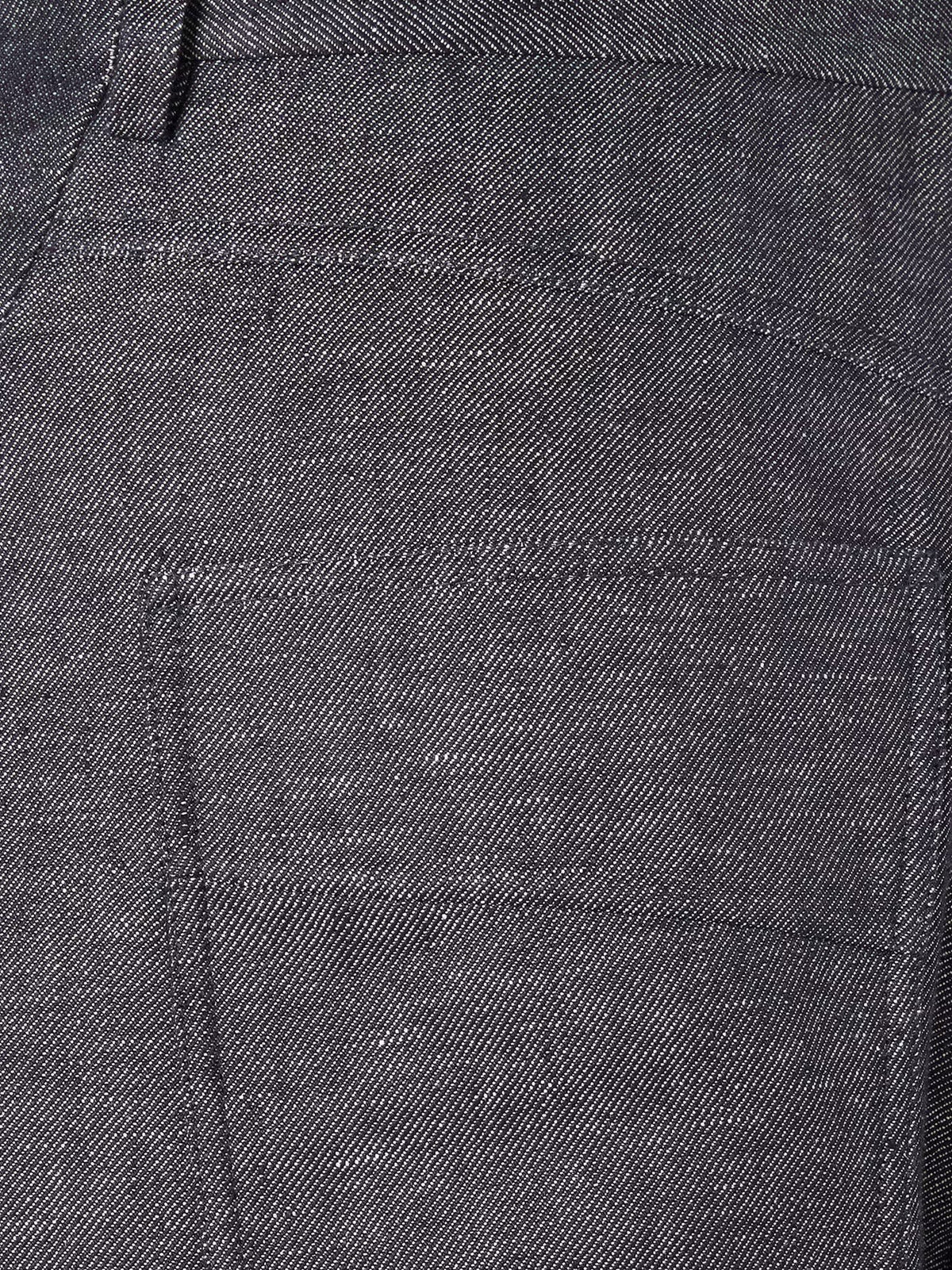 Fendi Men's Cotton and Silk Jeans Blue, view 5
