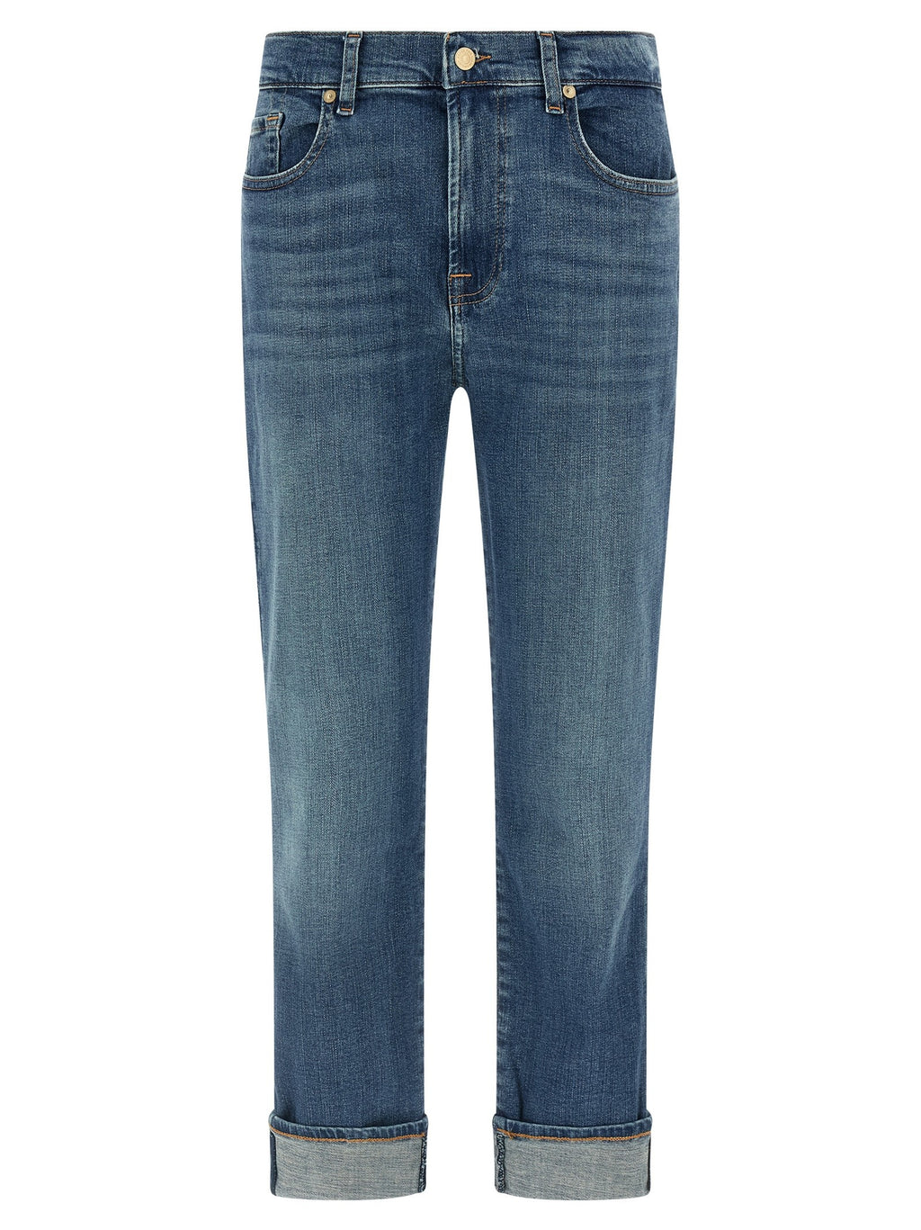 7 For All Mankind Relaxed Skinny Jeans Blue