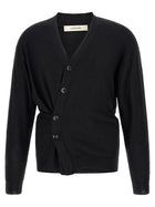 Lemaire Relaxed Twisted Cardigan Black, view 2