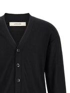 Lemaire Relaxed Twisted Cardigan Black, view 4