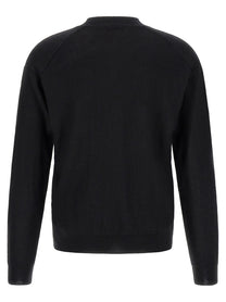 Lemaire Relaxed Twisted Cardigan Black