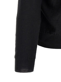 Lemaire Relaxed Twisted Cardigan Black