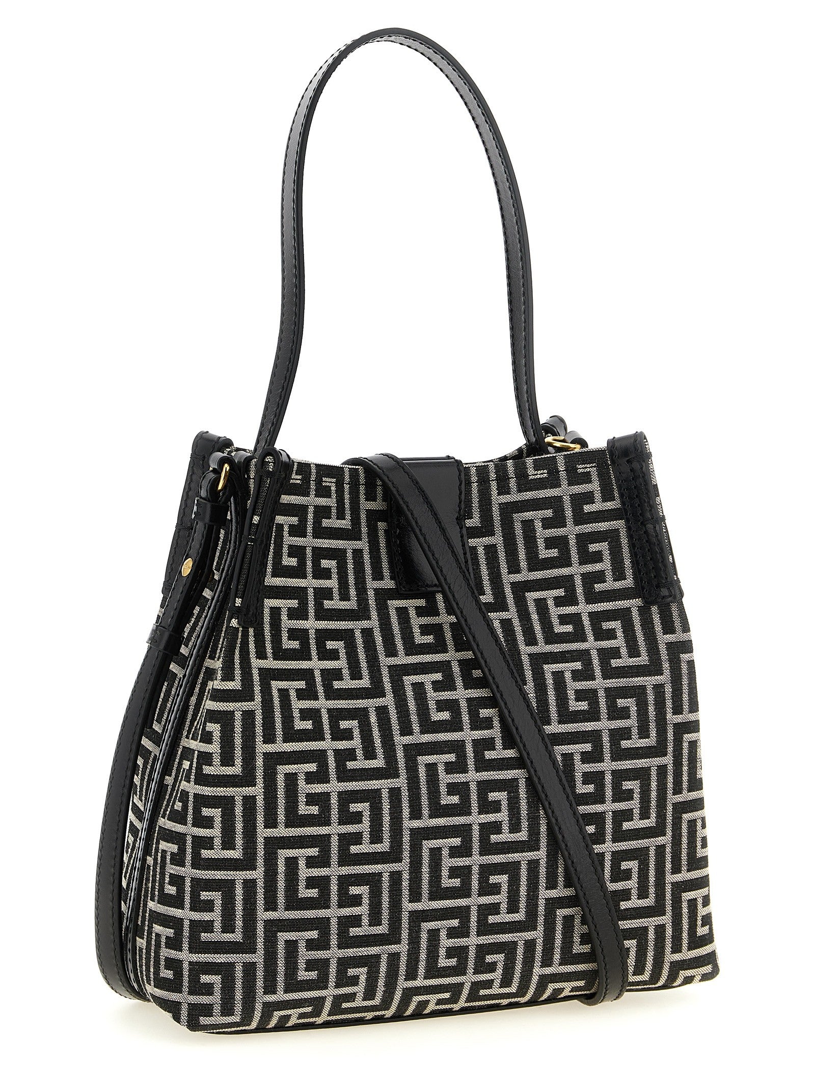 Balmain Release Bucket Bag White