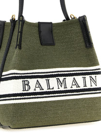 Balmain Release Bucket Bag Green