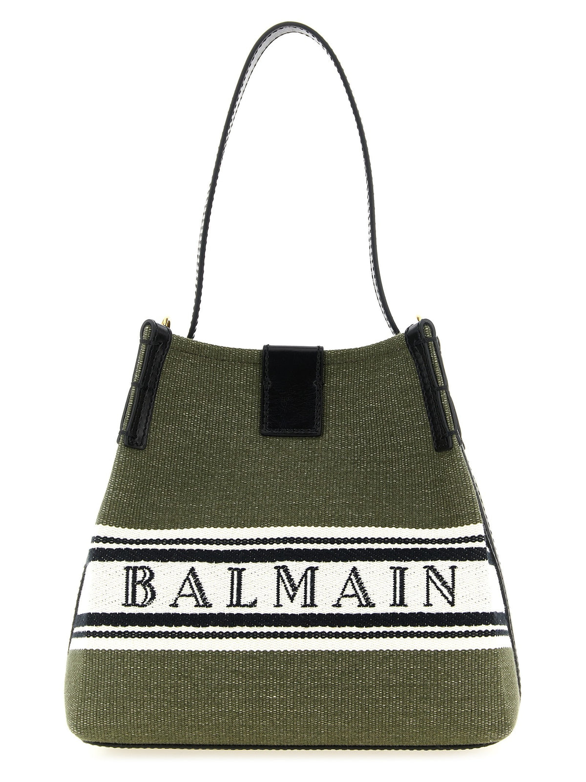 Balmain Release Bucket Bag Green