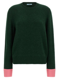 PRADA Removable Cuffs Sweater Green