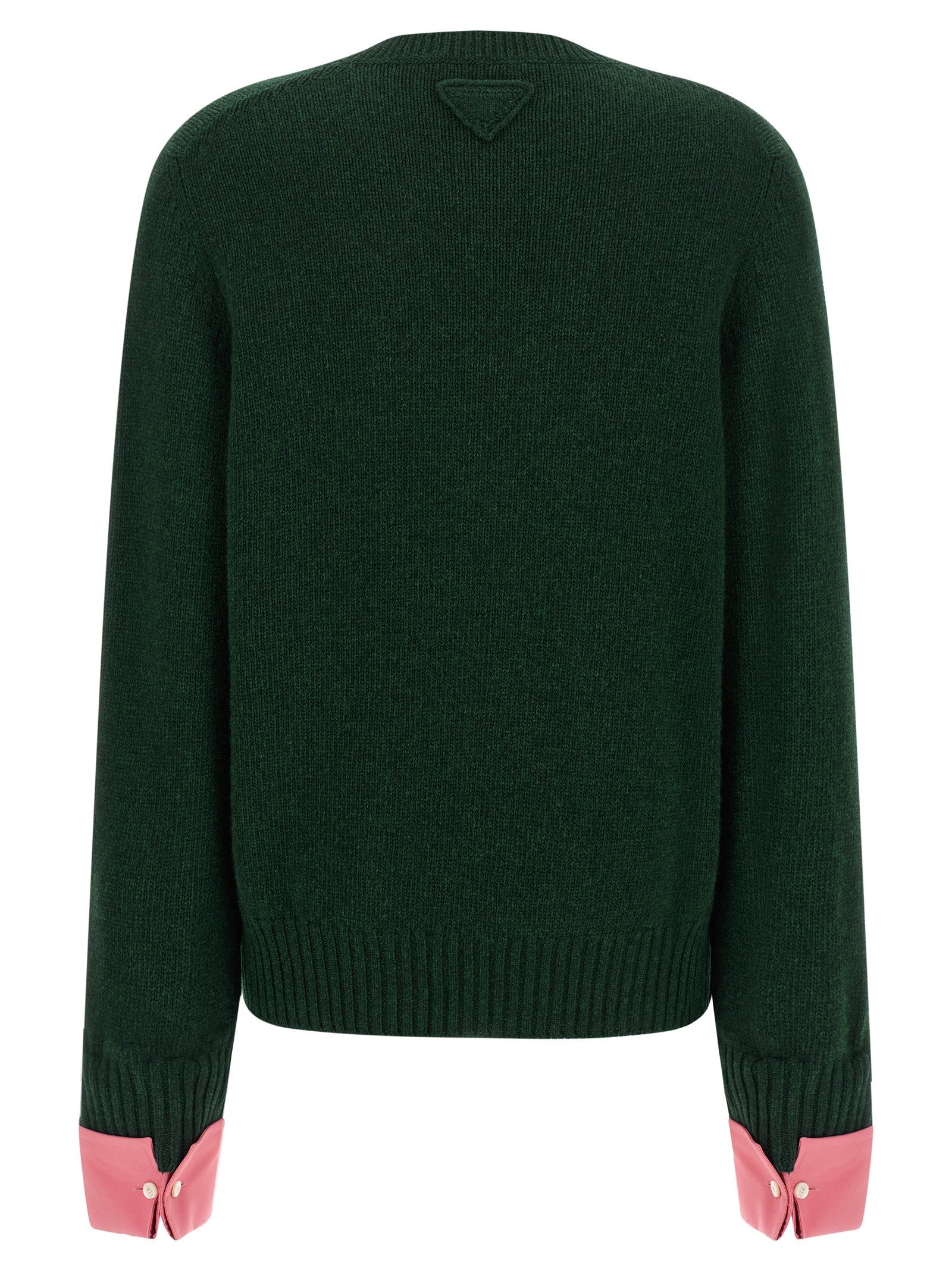PRADA Removable Cuffs Sweater Green