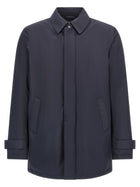 Herno Removable Hood Parka Blue, view 2