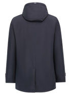 Herno Removable Hood Parka Blue, view 3