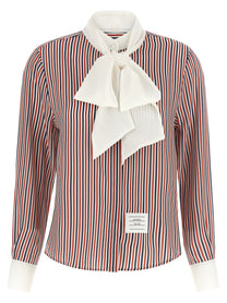 Thom Browne Removable Lavallière Collar Shirt Gold