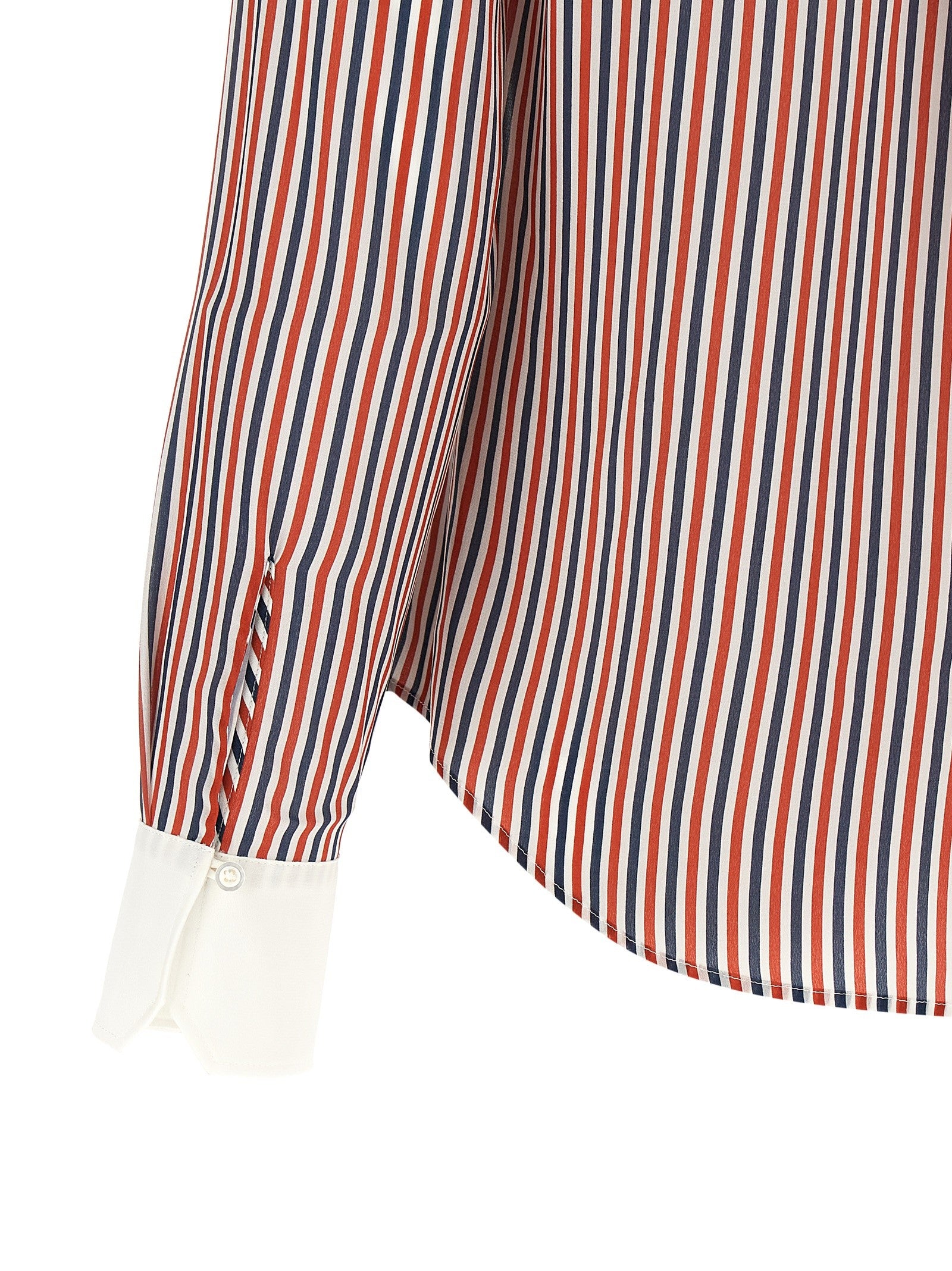 Thom Browne Removable Lavallière Collar Shirt Gold