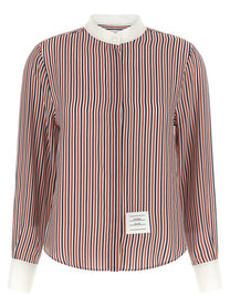 Thom Browne Removable Lavallière Collar Shirt Gold