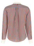 Thom Browne Removable Lavallière Collar Shirt Gold, view 3