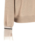 Brunello Cucinelli Removable Monile Cuffs Beige, view 5