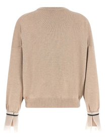 Brunello Cucinelli Removable Monile Cuffs Beige