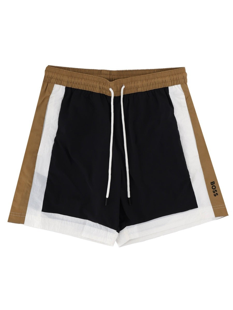 Boss Men's Remy Swimsuit Black