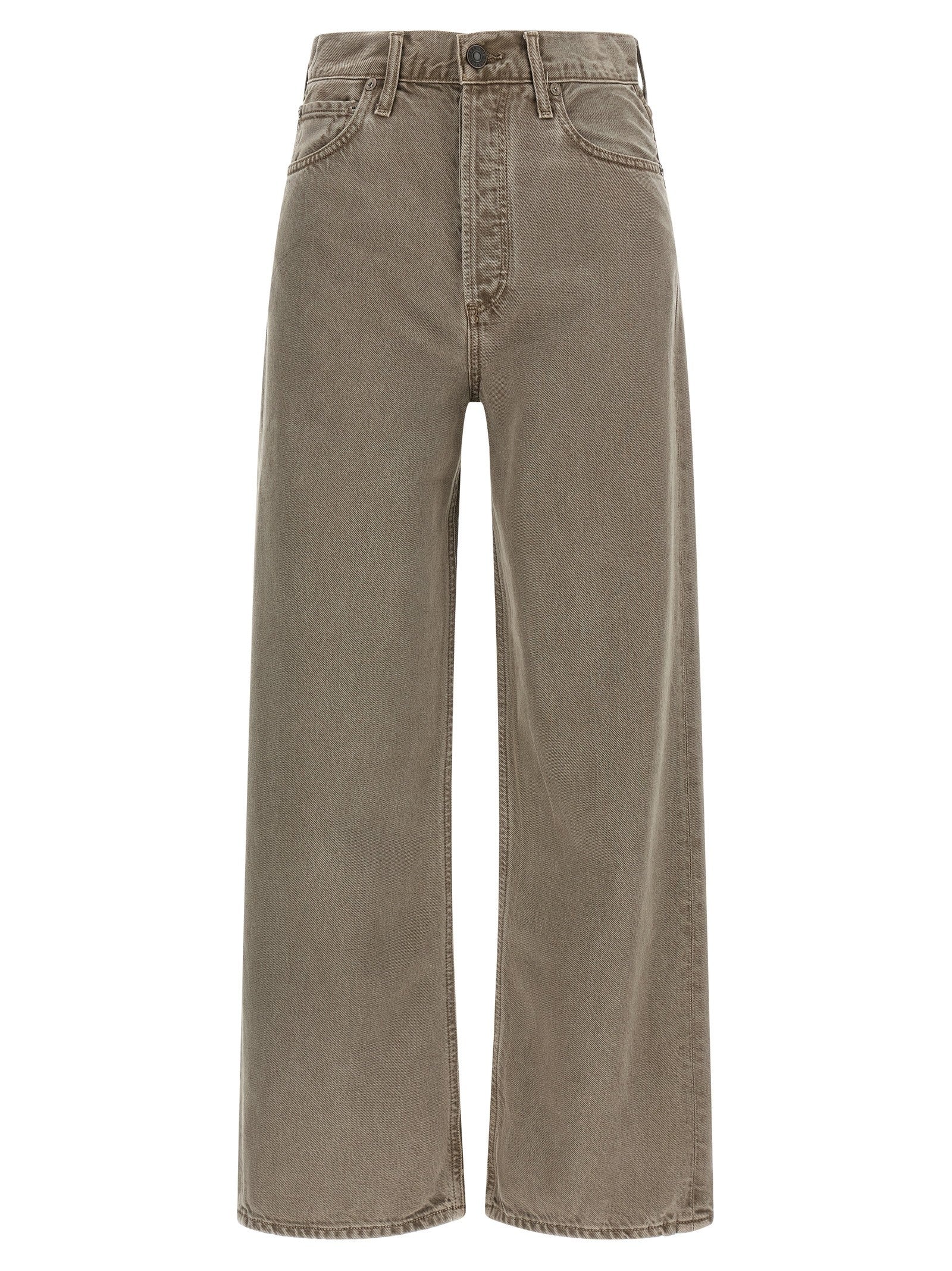 Agolde Ren Jeans Flyweight Line Brown