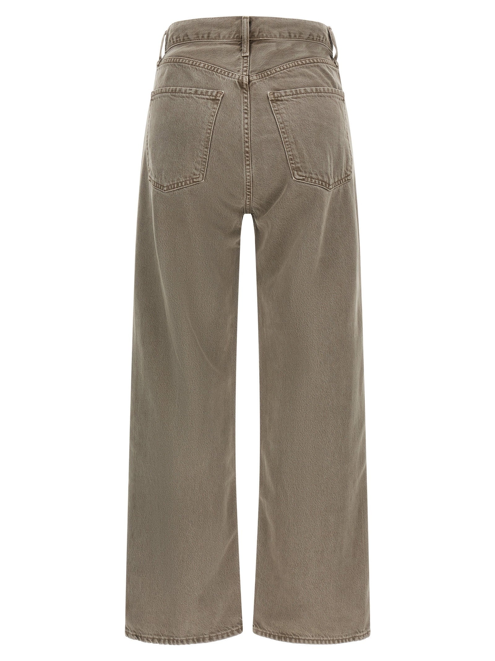 Agolde Ren Jeans Flyweight Line Brown
