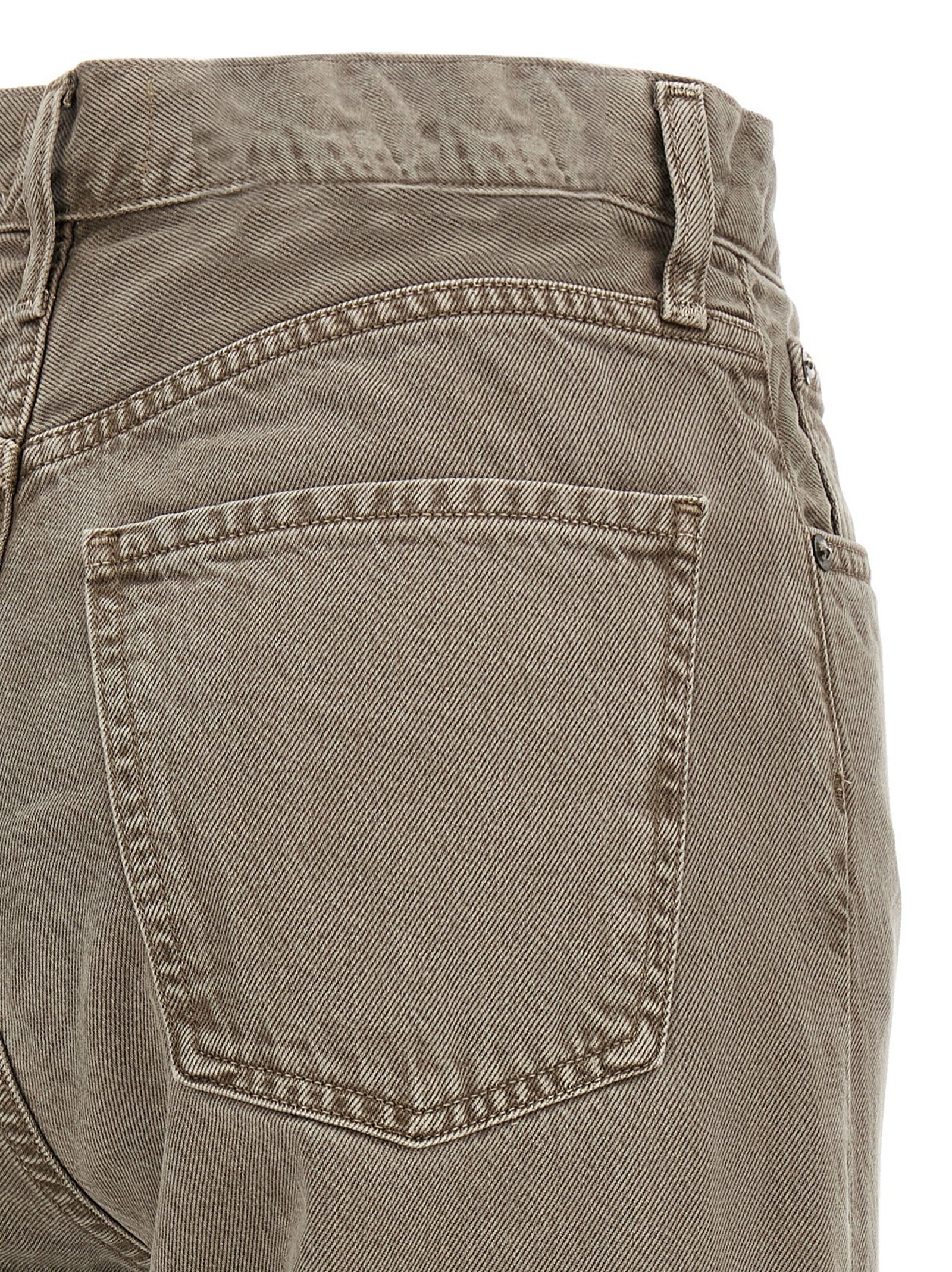 Agolde Ren Jeans Flyweight Line Brown