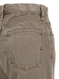 Agolde Ren Jeans Flyweight Line Brown