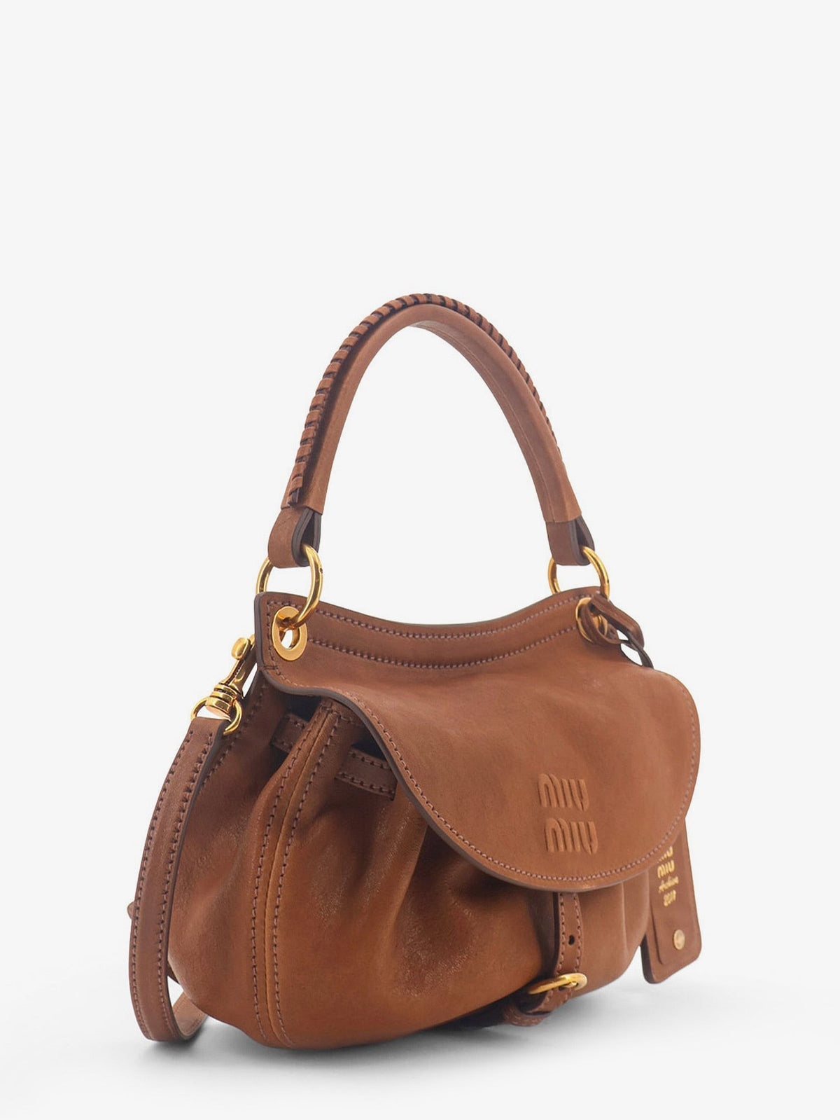 Miu Miu Women's Rendez Vous Leather Handbag Rovere