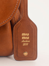 Miu Miu Women's Rendez Vous Leather Handbag Rovere