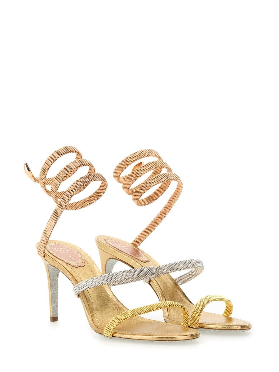 RENE CAOVILLA - Sandal ’Trigold Cleo’ - Home-&gt;Woman-&gt;FOOTWEAR-&gt;HIGH HEELS