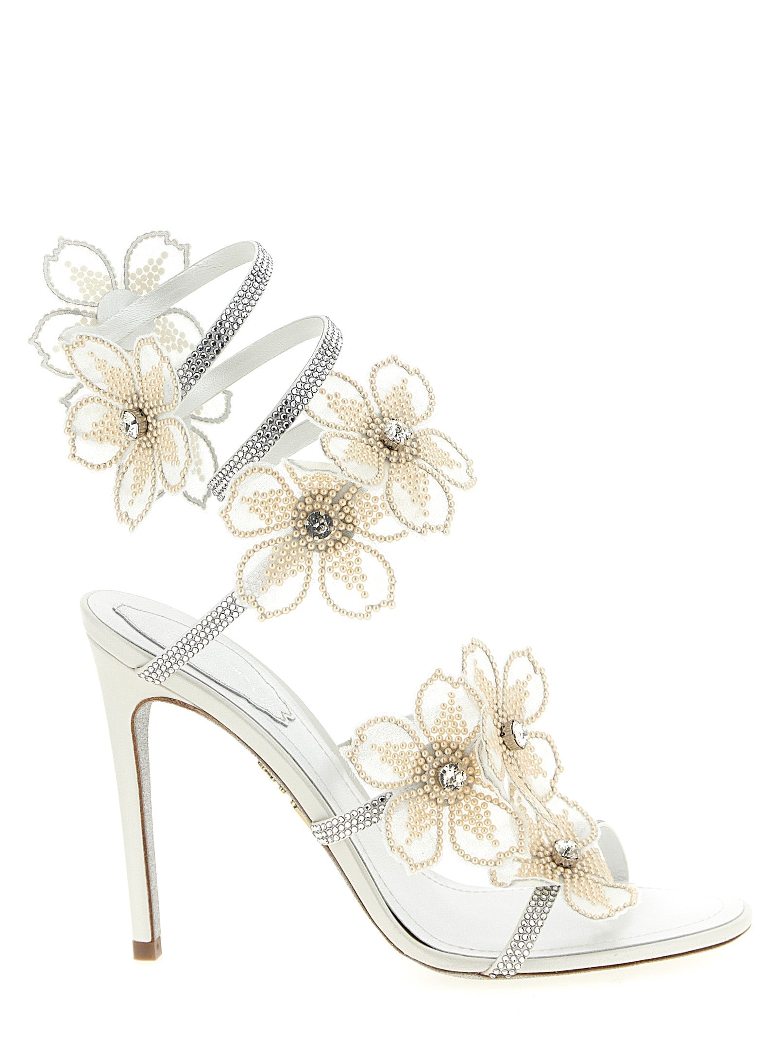 RENÉ CAOVILLA - RENÉ CAOVILLA - ’Peach Flower’ sandals - Women’s Shoes