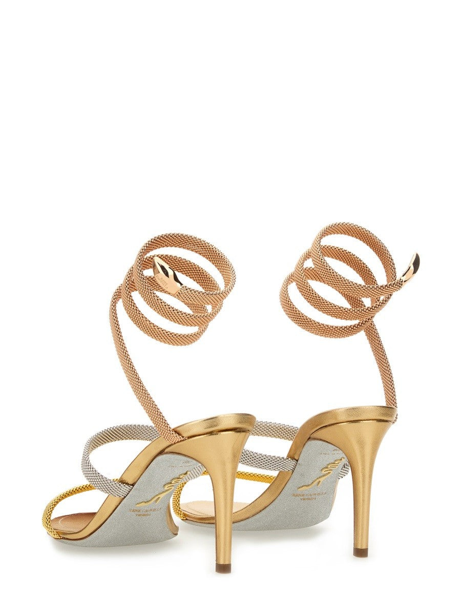RENE CAOVILLA - Sandal ’Trigold Cleo’ - Home-&gt;Woman-&gt;FOOTWEAR-&gt;HIGH HEELS