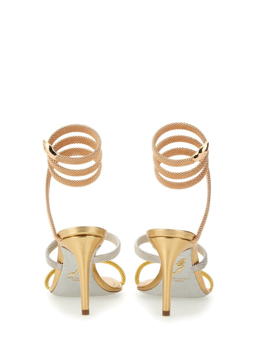 RENE CAOVILLA - Sandal ’Trigold Cleo’ - Home-&gt;Woman-&gt;FOOTWEAR-&gt;HIGH HEELS