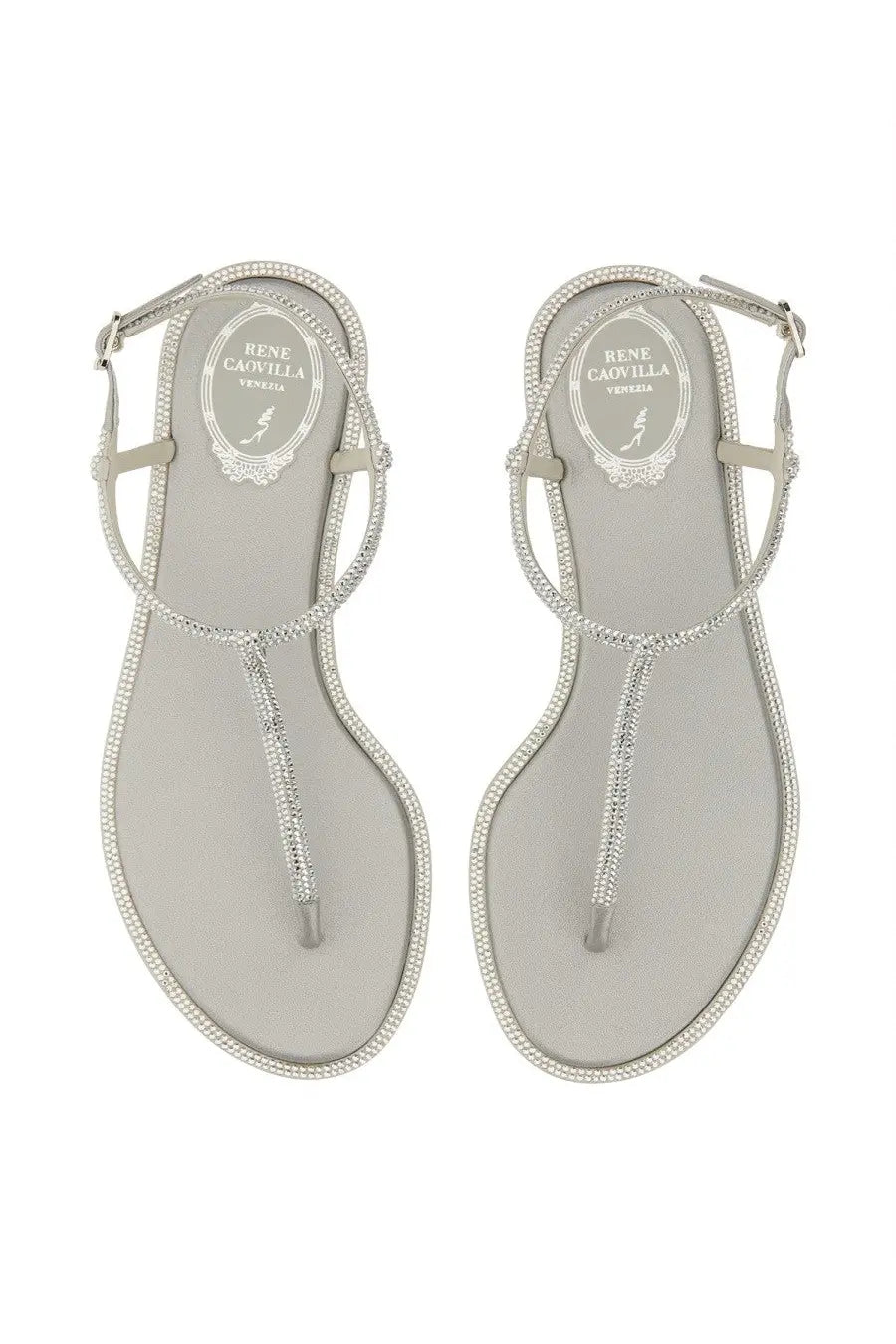 Rene Caovilla Women's Sandal Diana Silver, view 5